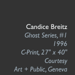 Candice Breitz, Ghost Series, #1, 1996