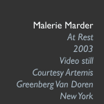 Malerie Marder, At Rest, 2003