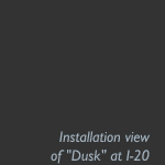 Installation view of 'Dusk' at I-20