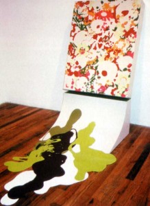 Jose Leon Cerillo, Eden, Eden, 2002, Acrylic on MDF Panel, Formica on Wood, 60 x 92 x 89 cm