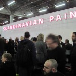 'Scandanavian Pain' over the Armory Show bar by Ragnar Kjartansson