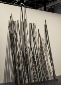 Virginia Overton, Untitled (pipes), 2012.  Photo courtesy of the artist.
