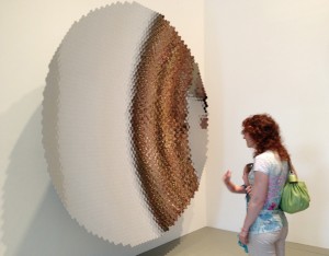 Anish Kapoor, 'Untitled,' stainless steel, 2007, installation view.