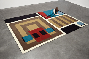 Andrea Zittel, A-Z Carpet Furniture:  Cabin, nylon carpet, 2012.