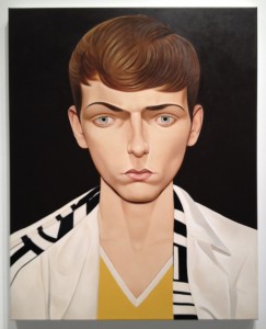 Peter Stichbury, Xavier Gravas, acrylic on linen, 2012.