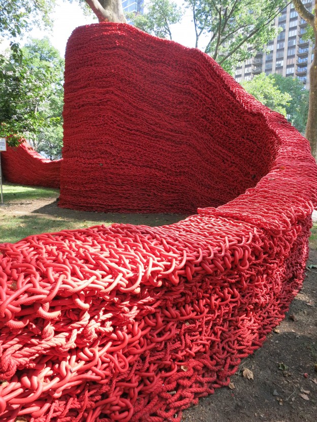 Orly Genger, ‘Red, Yellow and Blue,’ at Madison Square Park