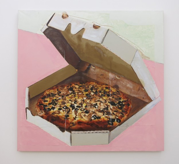 Catherine Ahearn in ‘Pizza Time!’ at Marlborough Gallery, LES