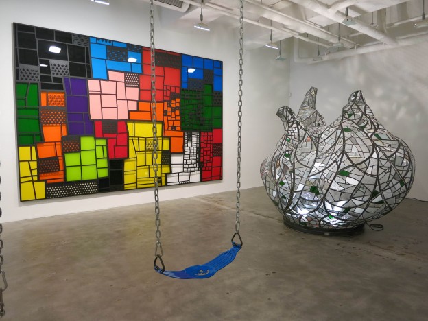 Tom Fruin at Mike Weiss Gallery