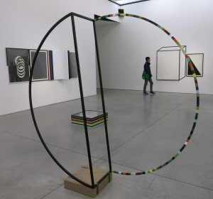 Matthias Bitzer, installation view of ‘A Different Sort of Gravity,’ at Marianne Boesky Gallery through Dec 17th.